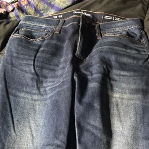 Good fellow slim straight blue jeans